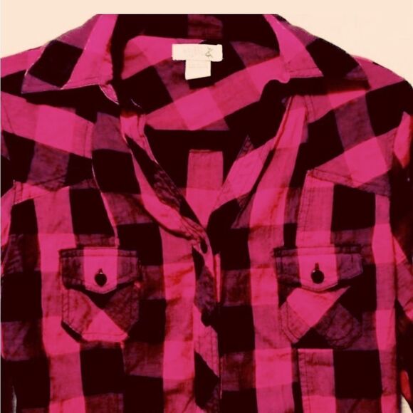 NWOT. Madrag Black And Dark Pink. - Picture 4 of 8